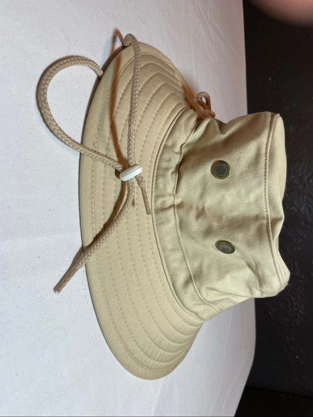 Sloggers Beige Sun Hat with Brim - Picture 3 of 5